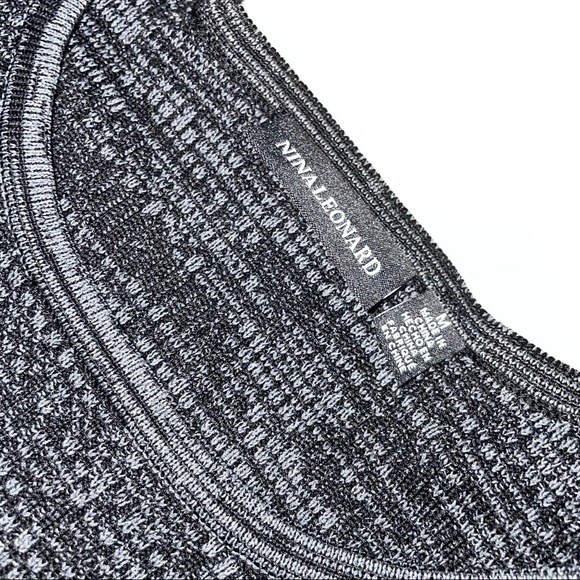 Nina Leonard Gray Sweater dress - Picture 2 of 7